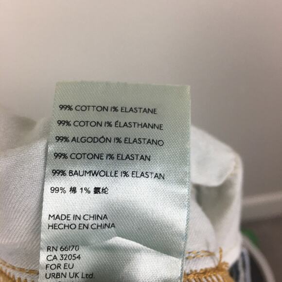 Pilcro & the Letterpress Blue High rise  Distressed Denim Shorts 28 - Picture 8 of 8